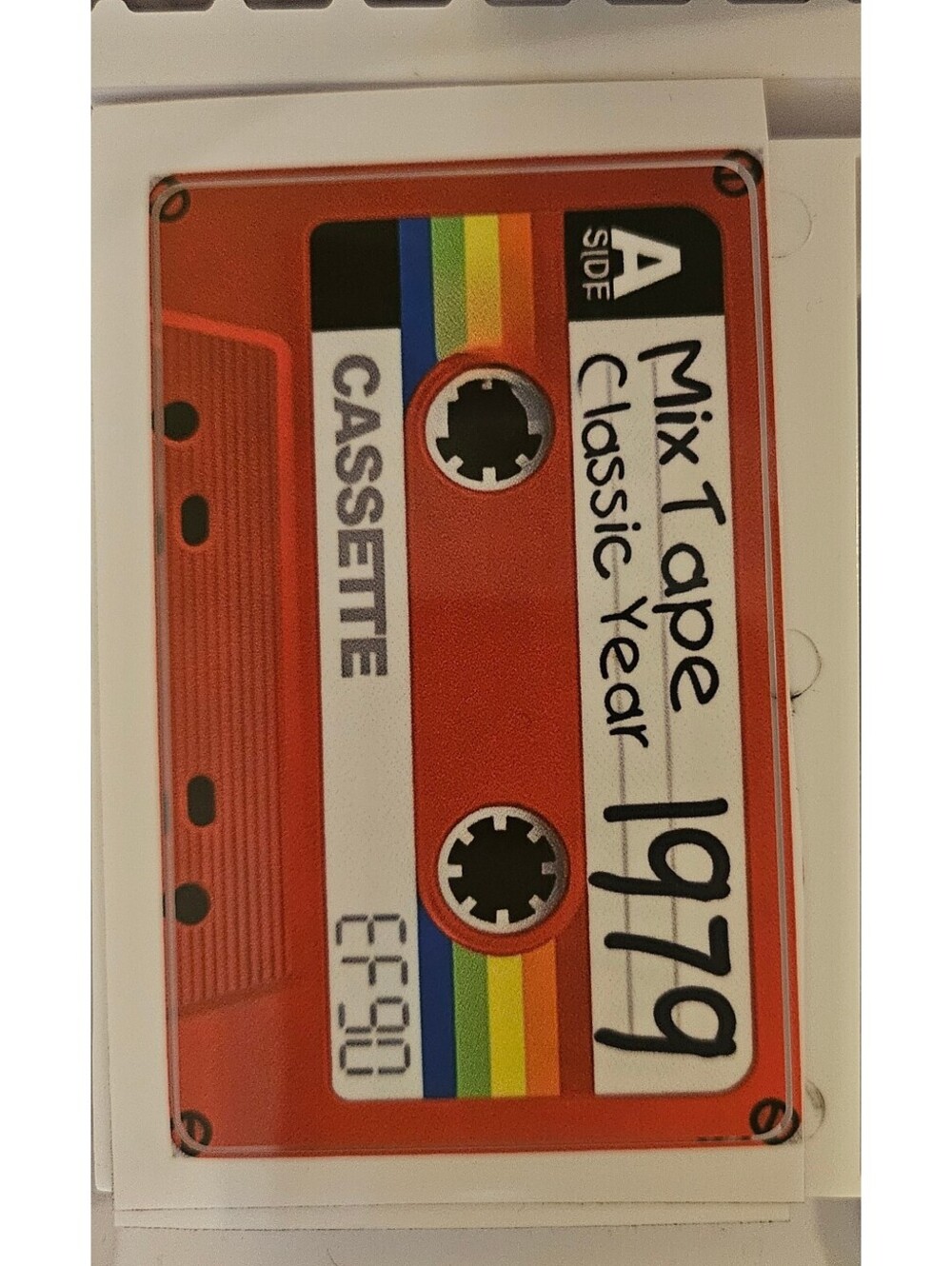 1979 Mix tape cassette style - no chip Credit/Debit Card Skin Sticker NEW